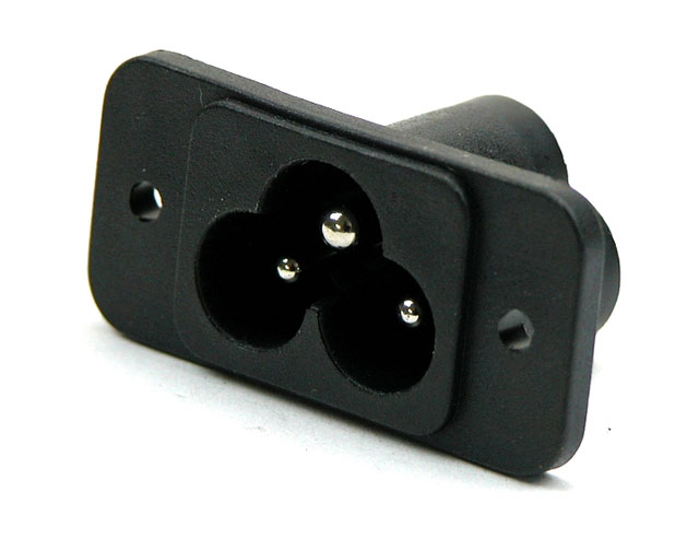 Mains entrance C6 - 3-pole 2.5A, 250Vac