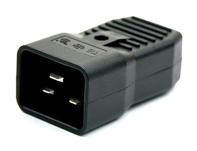 Device Connector 16A 3p flat cable connector male pins
