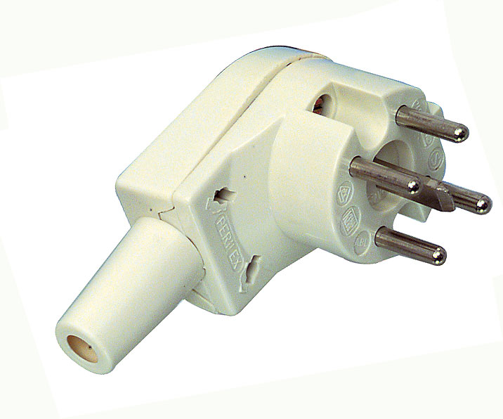 Perilex right angle plug 16A 380V