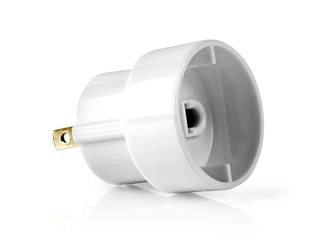 Travel adapter for in America with earthed