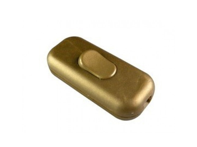 Wip snoerschakelaar Goud 4Amp