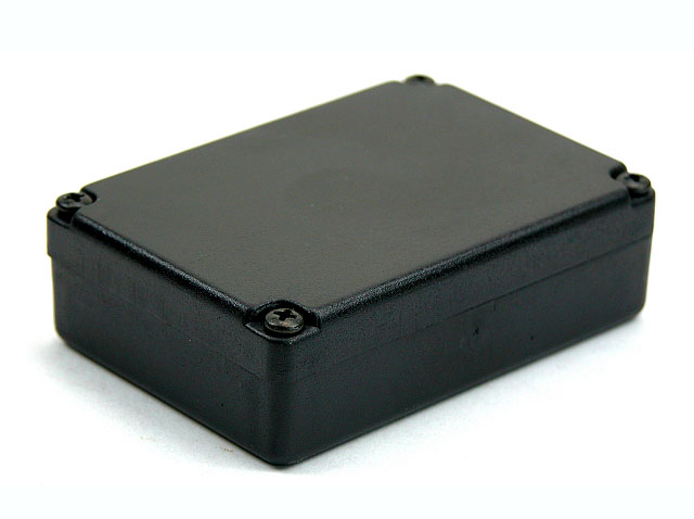 ABS kastje (LxBxH) 72x50x28mm zwart