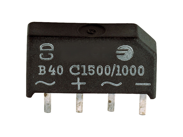KS112 A5 Bridge cell 40V 1.5A w+w- FLAT (fig.A-narrow)