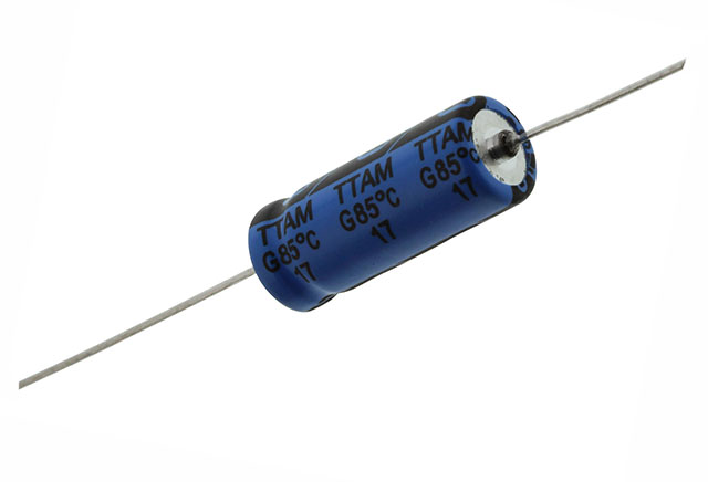 Elco Axiaal 33uF/40V ø6x10mm 10% 85° (ESR:5,31 ohm)
