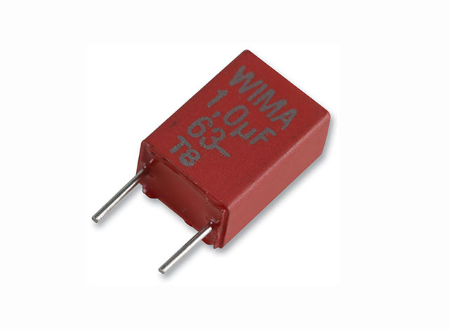 MKS 2 Film Capacitors 2u2 100V 10%  7x11mm R5  63VAC Wima