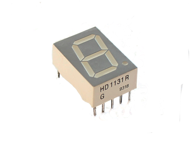 7 Segment Display red gem. anode