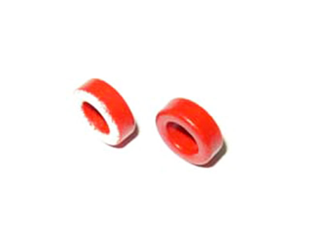 Amidon Powder iron toroides 25µ - 0.1-2 Mhz Red/White