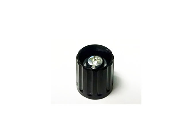 Control Knob  ø15mm/16,3h 6mm axle -black