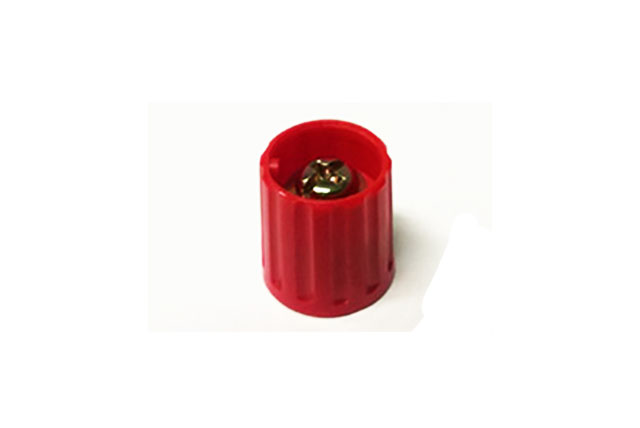 Control Knob  ø15mm/16,3h 6mm axle -red