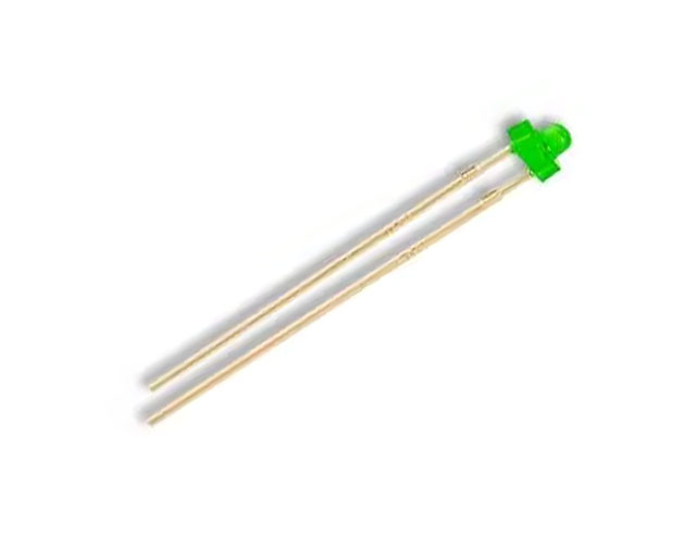 ø1,8mm green diffused 565nm 9mcd