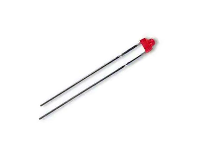 ø1,8mm red diffused 627nm 14mcd