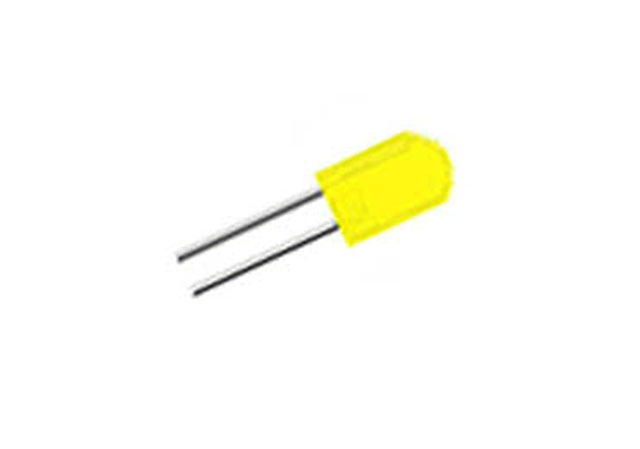 Led 2,5x5mm geel diffuus 590m 4,5mcd 100°