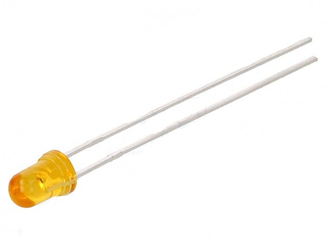ø3mm oranje diffuus 610nm 790mcd 40°