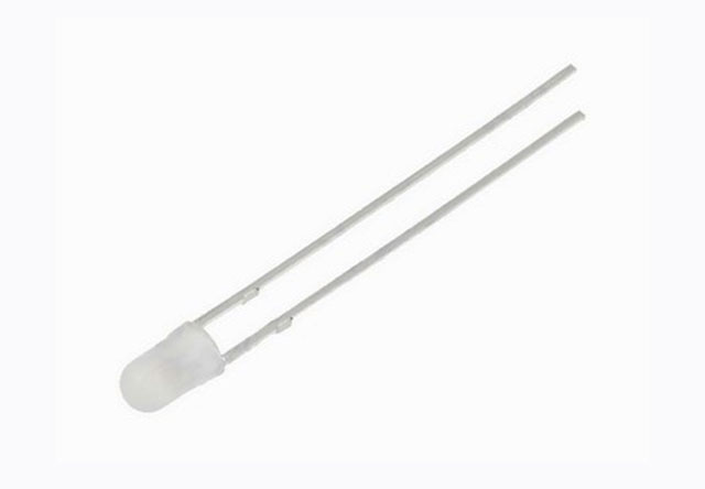 ø5mm rood water clear 640nm 1790mcd 20° LF