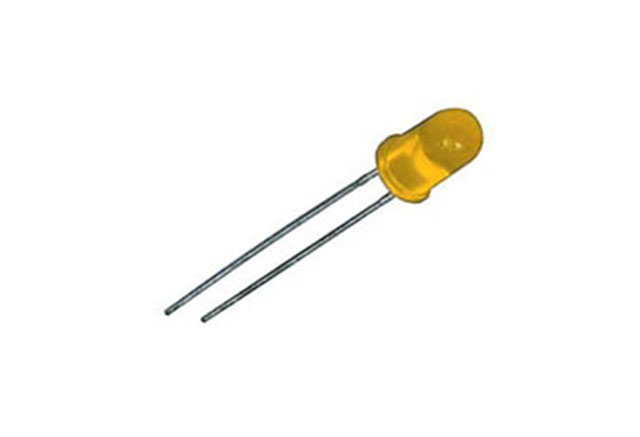 Ø5mm blinking yellow diffused 565nm 18mcd