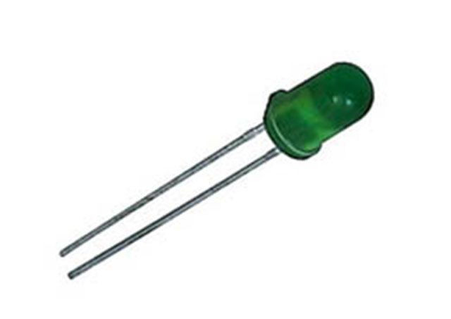 Ø5mm blinking green diffused 565nm 18mcd