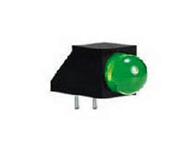 Ø4,7mm green diffuse perpendicular 565m 19mcd