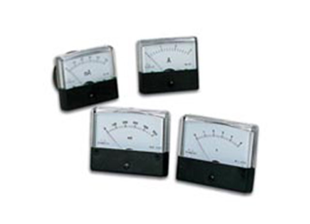 Analoge current panel meter 50µA DC  60 x 47mm