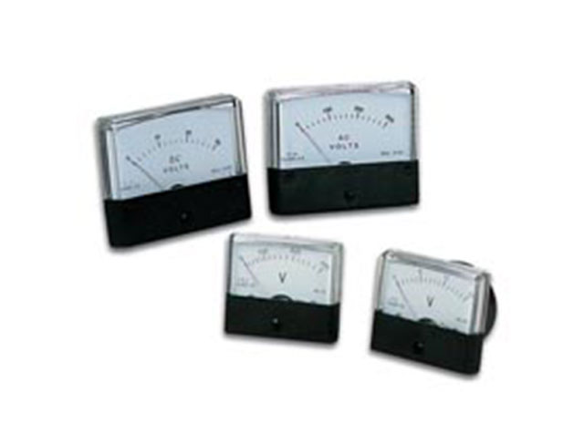 Analoge voltage panel meter 300V AC  70 x 60mm