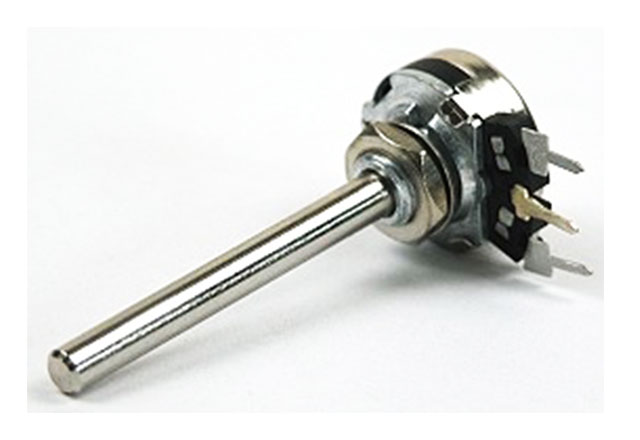Potentiometer mono-lin ø4mm metal shaft - 250K