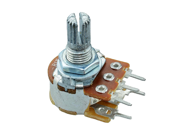 Japanese potentiometer 2M mono-linear knurled shaft and switch