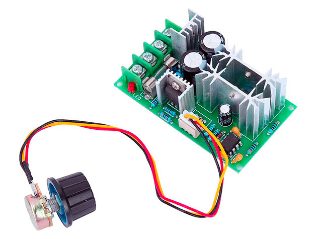 SANON DC-Motor-Snelheidsregelaar DC 9-60V 20A