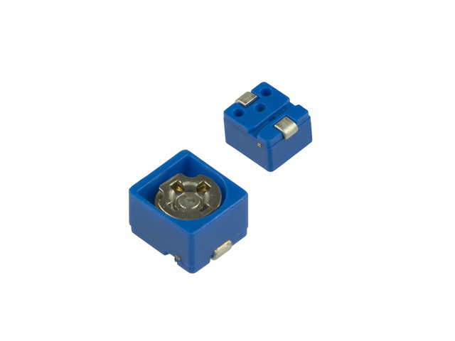 Smd trimmer capacitor 2pF-5pF 100V 4x4.5x2.7mm Blue