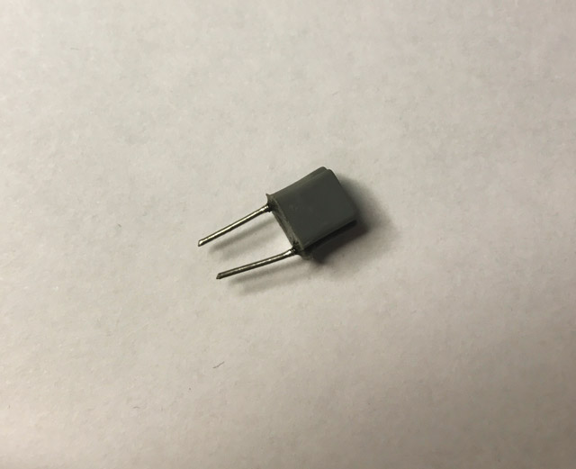 Choke coil radial 10mH square gray