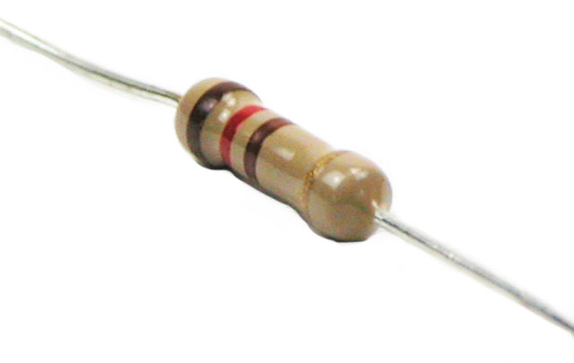 Koolfilm weerstand 1/2W ø3x9mm 5%  - 100K