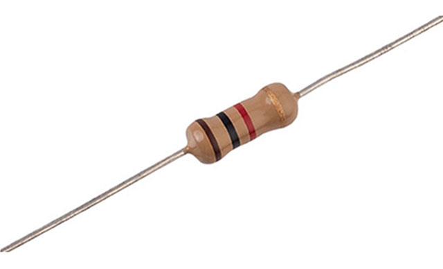 Carbon film resistor 2W 5% - 0.47E