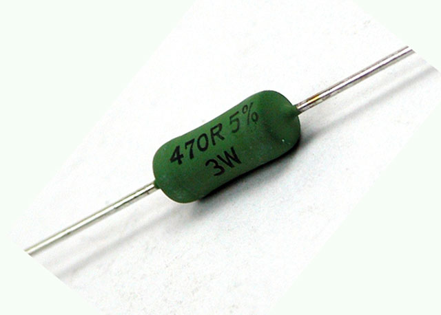 Draadgewonden weerstand 3W  5% 10E ø5,5x13mm
