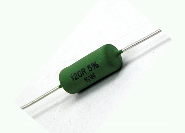 Draadgewonden weerstand 5W AC05 5%  - 0,33E ø7,5x17mm