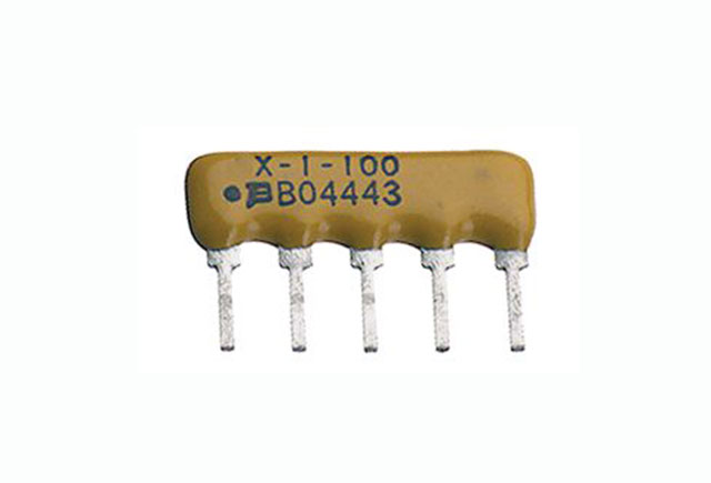 Resistor Network 4x4K7  SIL-5 - RoHS