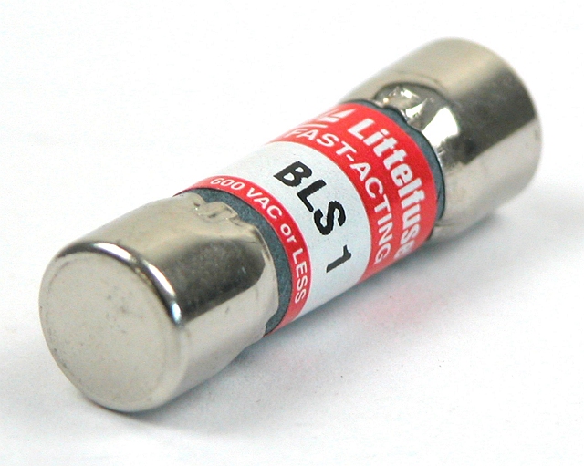 Fuse 10,3x35mm fast 1A/600V - ceramic