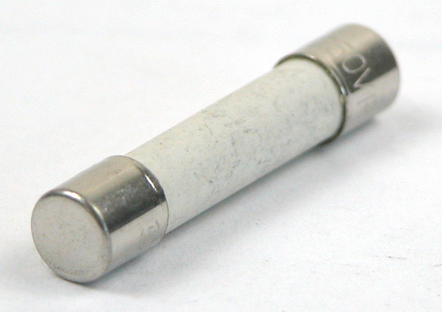 Zekering 6,3x32mm traag - 125mA Keramisch