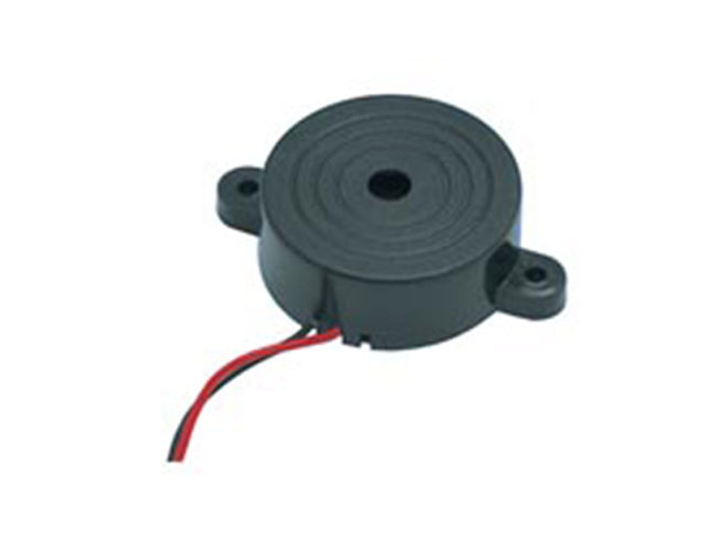 Buzzer 3-28Vdc, 7mA, 85dB at 12Vdc, wire connector