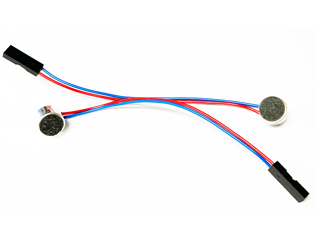 Electret Condenser Microphone with cable (dxh)ø10x0.8mm