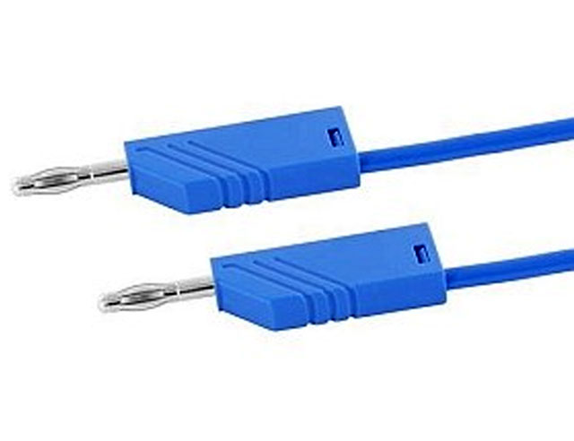 Meetsnoer ø4mm Siliconen 1mm²/16A - 25cm - blauw - 934 090 102