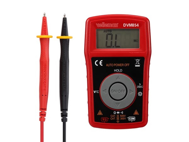 Digitale multimeter met automatische bereikinstelling