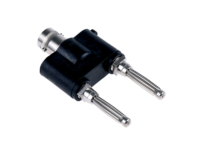 Adapter BNC (F) -> 2x Banana (M)