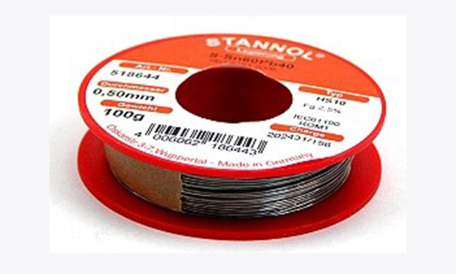 Soldeer tin 1mm 60% tin, 40% lood