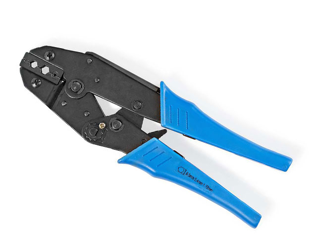 Coax crimp plier for RG58, RG59, RG140, RG141, etc.