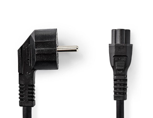 Notebook 220v 3-pin power cable 1.8m black