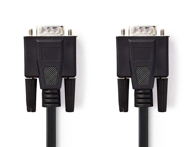 Monitor HQ VGA kabel 15polig HD Male - 15polig HD Male 10mtr