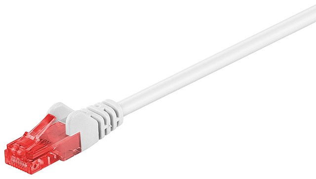 UTP CAT6(RJ-45) white 7.5mtr supported 10,100,1000 Mbps