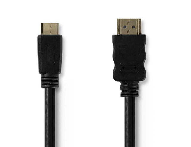 High Speed HDMI kabel HDMI-Male to HDMI Mini-Connector 2mtr