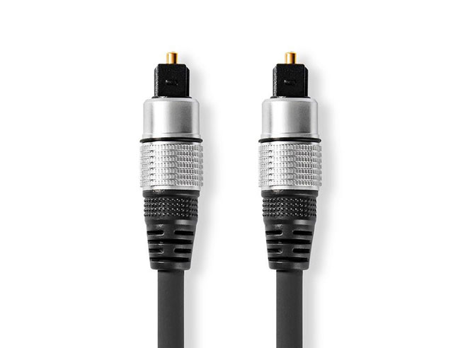 Optische toslink aansluitkabel voor digitale data 2.5mtr