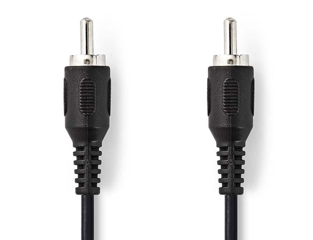 Cable 1 x RCA Male - 1 x RCA Male Mono 1.2m Blister
