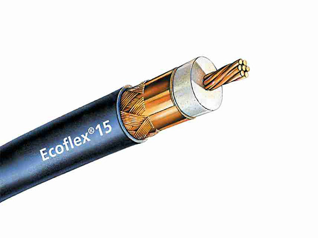 Ecoflex 15  Coax kabel 50 Ohm  p/mtr