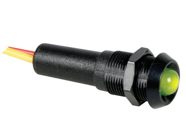 Led lamp 12V Groen - Zwarte behuizing